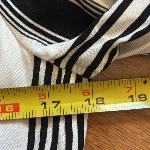 Like new Forever 21 black, and white striped double breasted jacket - Picture 13 of 14